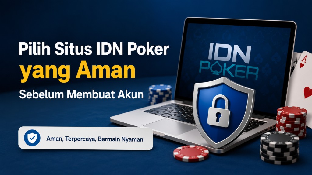 Cara Memilih Situs IDN Poker yang Aman Sebelum Membuat Akun Untuk Bermain